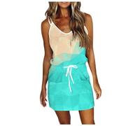 Halloween Costume for Women,Gothic Dress Medieval Dress Renaissance Dress Hoodie for Halloween Carnival Occasion Dresses for Women UK Sunflower Dress Ladies Green Skirt (Sky Blue, L)