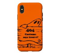 Halloween Costume Ghost 404 - Non Trouvé - French Case for iPhone X/XS