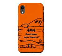 Halloween Costume Ghost 404 - Non Trouvé - French Case for iPhone XR