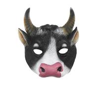 Halloween Costume Head, Cover Half Face, Cover Cow Headwear, Costume