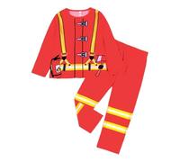 Halloween Costume Kids, Boys Fireman Set, Accessories Cosplay Baby Firetruck Clothes