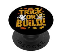 Halloween Costume Master Builder Bricks Blocks Building Kids PopSockets Adhesive PopGrip