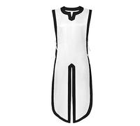 Halloween Costume Mens Halloween Knights Medieval Toga Party Vest (White, S)
