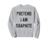 Halloween Costume Pretend I Am Graphite Mineral Stone Lover Sweatshirt