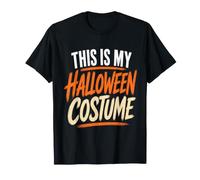 Halloween Costume This is My Funny Lazy Joke Adults T-Shirt