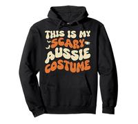 Halloween Costume This Is My Scary Aussie Costume Pullover Hoodie
