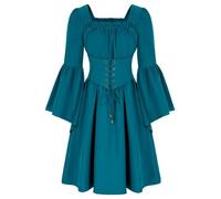 Halloween Costume Women Medieval Style Dress Witches Dresses for Women Bat Halloween Costumes for Evening Party Prom Cocktail Swing Dress Vampire Cosplay Sexy Santa Costume