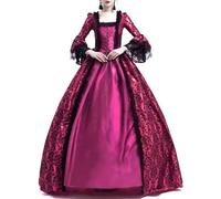 Halloween Costume Women Victorian dresses for Women Renaissance Dress Ladies Ball Gown Costume Medieval Dress Plus Size Maxi Dress Cosplay Regency Victorian Gown Halloween Dress 18th Century Dress