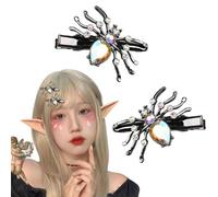 Halloween Costumefor Women Girls Spider Hair Clip Barrettes for Teen Girl gothic hair clips for Halloween Party Costumes Accessories Gift for Women Hair Accessories 2Pcs