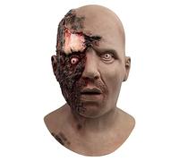 Halloween Costumes Adult headgear Halloween Horror Devil Bloody Full Head Creepy Realistic Latex Headgear for Masquerade Costume Prop (yellow, One Size)