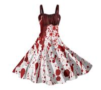 Halloween Costumes Adult Women Fancy Dress Adults Vampire for Funny Sexy Outfits Dresses Witch Costume Woman Outfit Gothic Clothes Ladies Goth Party Wicked Women's Girls Plus Size
