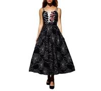 Halloween Costumes Adult Women Halloween Dress for Women, Halloween Party Costume Outfit Gothic Evening Dress