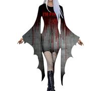 Halloween Costumes Adult Women Sexy Outfits Dress Witch Costume Plus Size for Girls Gothic Adults Fancy Vampire Party Dresses Funny Scary Ladies Womens Terrifier Woman Outfit