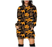 Halloween Costumes Adult Women Woman Adults Clothes Red Dress Costume Woolen Dresses for UK Vintage Witch Dress, Pumpkin Witches 50s Women's Winter Skeleton Jumpsuit Grey #1 S
