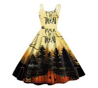 Halloween Costumes Costume Women Winter Dress Woolen Dresses for UK Womens Plus Size Mini Long Sleeve Adult Female Adults Skeleton Jumpsuit Woman Fancy Vintage Dark Purple M