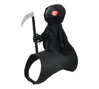 Halloween Costumes for Dogs - 3D Death Knight, Kitten Cosplay Outfits and | - Knight Costume - Scary Suit for Halloween Parties | Soft Polyester Material Adjustable Cat Dress
