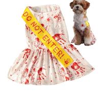Halloween Costumes for Dogs Bloody Dog Dress Lightweight Bloody Dog Skirt Halloween | Halloween Clothes, Pet Cosplay Costume Indoor