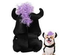 Halloween Costumes for Dogs Pet Horn Cape Outfit