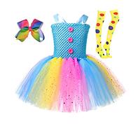 Halloween Costumes For Girls Girl Scary Dress Witch Costume Creepy Clown Fancy Outfit Clothes Age 5-10 Years