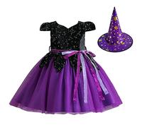 Halloween Costumes For Girls Kids Toddler Baby Girl Dress Spider Web Skull Skater Dresses Pumpkin Bat Print Vampire and Outfit Halloweens Clothes Set Spooky Costume