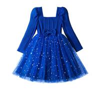 Halloween Costumes For Girls - Long Sleeve Tutu Dress Girl's Halloween Witch Costume Devil/Bat/Pumpkin/Clown Girls Scary Clown Costume Halloweens Clothes Set Dresses Age 5-13 Years
