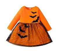 Halloween Costumes For Girls Long Sleeve Tutu Dress Kids Medieval Gothic Dresses Creepy Clown Costume Queen Zombie Fancy Up Spooky
