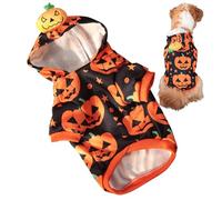 Halloween Costumes for Pumpkin Dog,Pumpkin Dog Hoodie | Pet Autumn & Winter Clothes - Pet Cosplay Costumes, Soft & Stretchy, Pet Coat