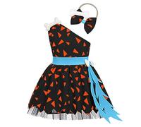 Halloween Costumes for Toddler Kids Baby Girl Flintstone Costume 3PCS Set