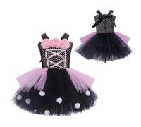 Halloween Costumes For Tween Girls Dresses Enchanting Child Witch Costume With Floral Design Puff Skirt Performance Ideal Dress Up And Festivities Perfect Ages 2 12 Kids Clothes 5-6 Years