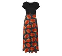 Halloween Costumes for Women Fancy Dress Black with Pockets Witch Costume Skeleton Adult Women's Winter Womens Female Adults Maxi Red Dresses 1-Red XXL