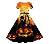 Halloween Costumes Vampire Costume Womens Plus Size Dress Adult Fancy Dresses Women for Medieval Adults Party Woman Goth Outfit Sexy Witch Terrifier Funny Outfits Women's Scary Girls Ladies