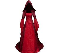 Halloween Costumes Women， Scary Fancy Curvy Hooded Sexy Regency Long Wicked | Wedding Fancy Victorian Evening Scary Party Vintage Wicked Curvy Long Sexy Maxi Medieval Simple Halloween Costumes，