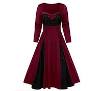 Halloween Costumes Women's Floral Renaissance Ball Gown Hoodie for Halloween Carnival Renaissance Traditional Dress Ladies Evening Party Prom Steampunk Clothes Victorian Event