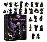 Halloween Count Down Calendar Set Collectible Keepsake 3D Scene Prop