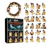 Halloween Countdown 2026 2D Acrylic Funny Ghost Advent