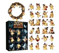 Halloween Countdown 2D Acrylic 24 Days 2026 Funny Ghost Room Decor