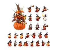 Halloween Countdown 2D Acrylic Advent Pendant Decor 24 Days
