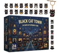 Halloween Countdown 2D Acrylic Cartoon Pendant Ornaments 24 Days | Countdown to the holidays for children, and girls, teenagers, women, men as well as daughters and sons