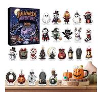 Halloween Countdown Advent 24 Days Spooky Collectible Figures Toys