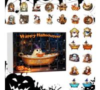 Halloween Countdown Box 24-Day Decorative Hangable Charm