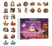 Halloween Countdown Box 24-Day Decorative Hangable Charm