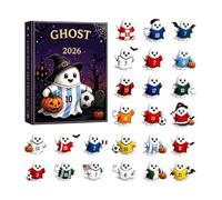 Halloween Countdown Calendar 2026, 24 Days Soccer Ghost advent calendars