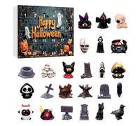 Halloween Countdown Calendar | 24 Days Countdown Toys Set - Festive Horror Game Toy for Girls Home Playtime Collectors Boys Children Teen Children Teenagers