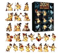 Halloween Countdown Calendar 2D Acrylic 24 Days 2026 Cute Ghost