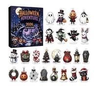 Halloween Countdown Calendar 2D Acrylic Spooky 24-Day Collectibles