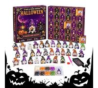 Halloween Countdown Calendar 31-Day Seasonal Gnome Mosaic DIY Set