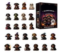 Halloween Countdown Calendar Advent 24 Piece 2d Acrylic Spooky Dog
