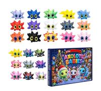 Halloween Countdown Calendar Christmas 3D Printed Articulated Axolotl