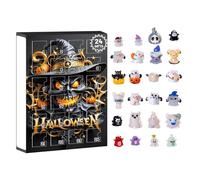Halloween Countdown Calendar | Ghosts for Halloween Countdown | Collectible Figures Decoration for Teenagers Children Window Sill Bedroom Party