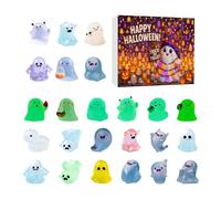 Halloween Countdown Calendar | Halloween Glowing Ghost Calendar,Cute Figurines for Kids Teens Boys Girls Bedroom Living Room Window Office Entryway Trees Wreaths Holiday